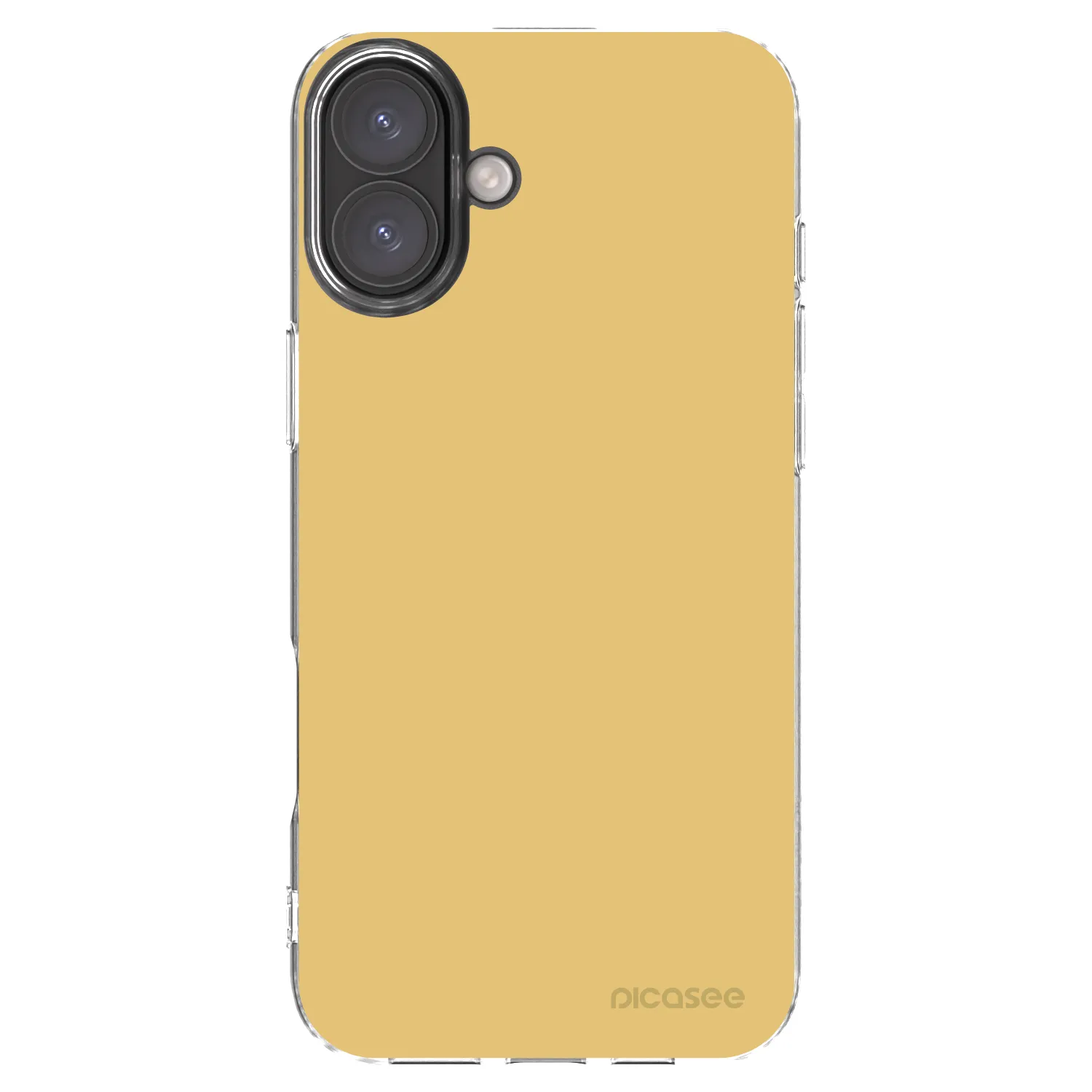 Picasee husă transparentă din silicon pentru Apple iPhone 16 Plus - Canary Crystal