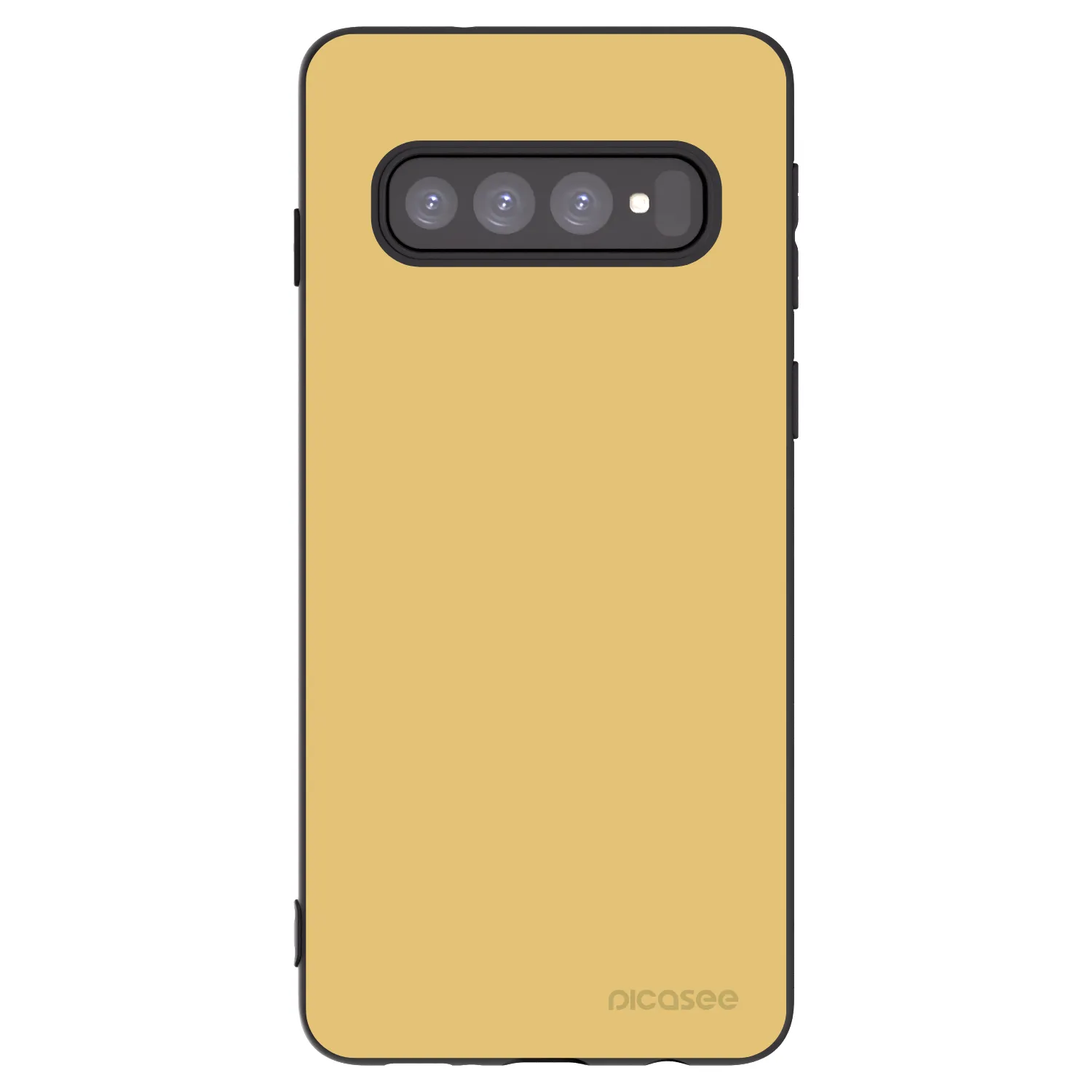 Picasee husă neagră din silicon pentru Samsung Galaxy S10 G973 - Canary Crystal