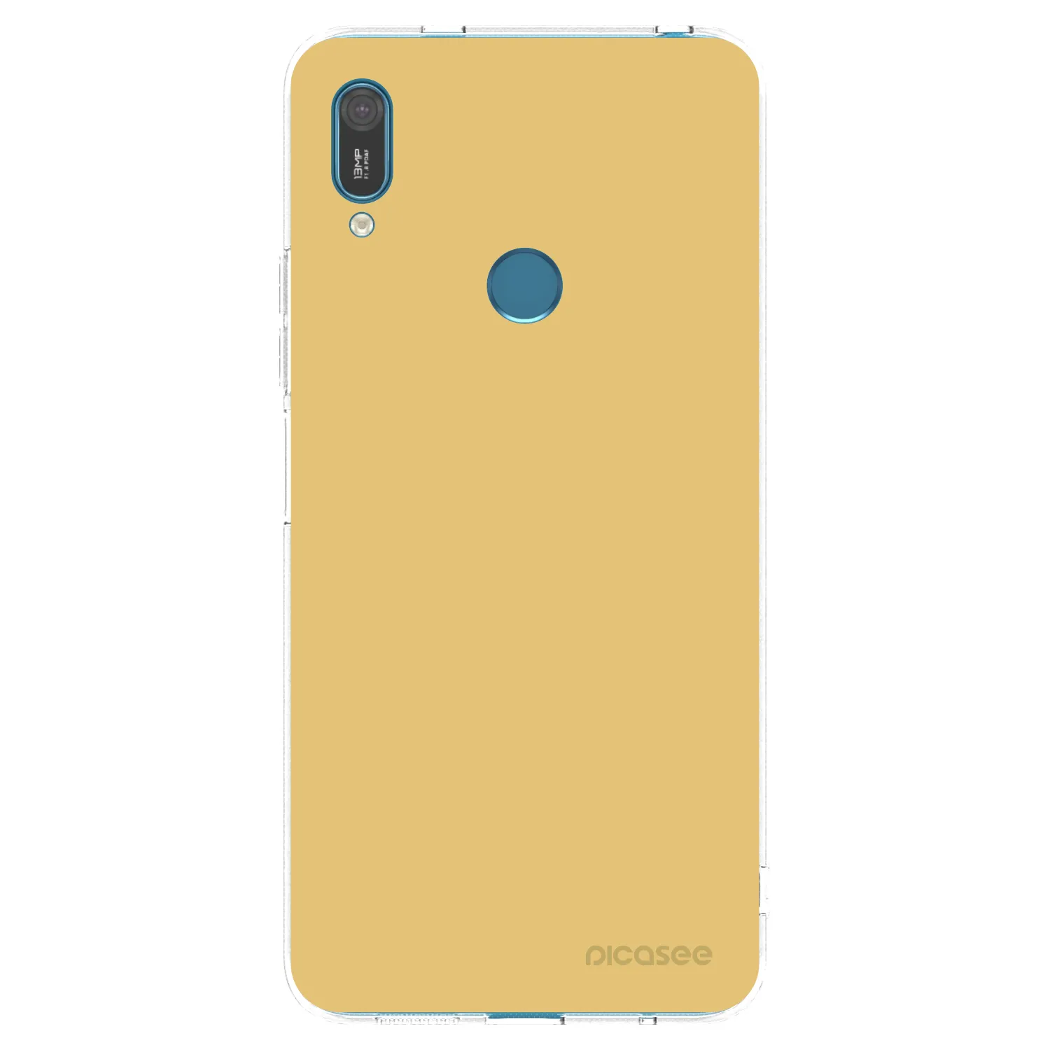 Picasee husă transparentă din silicon pentru Huawei Y7 2019 - Canary Crystal