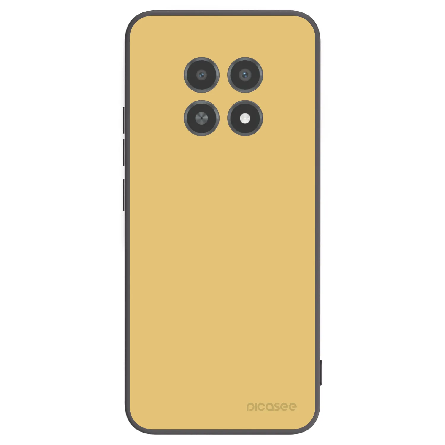 Picasee husă neagră din silicon pentru Realme 12X - Canary Crystal
