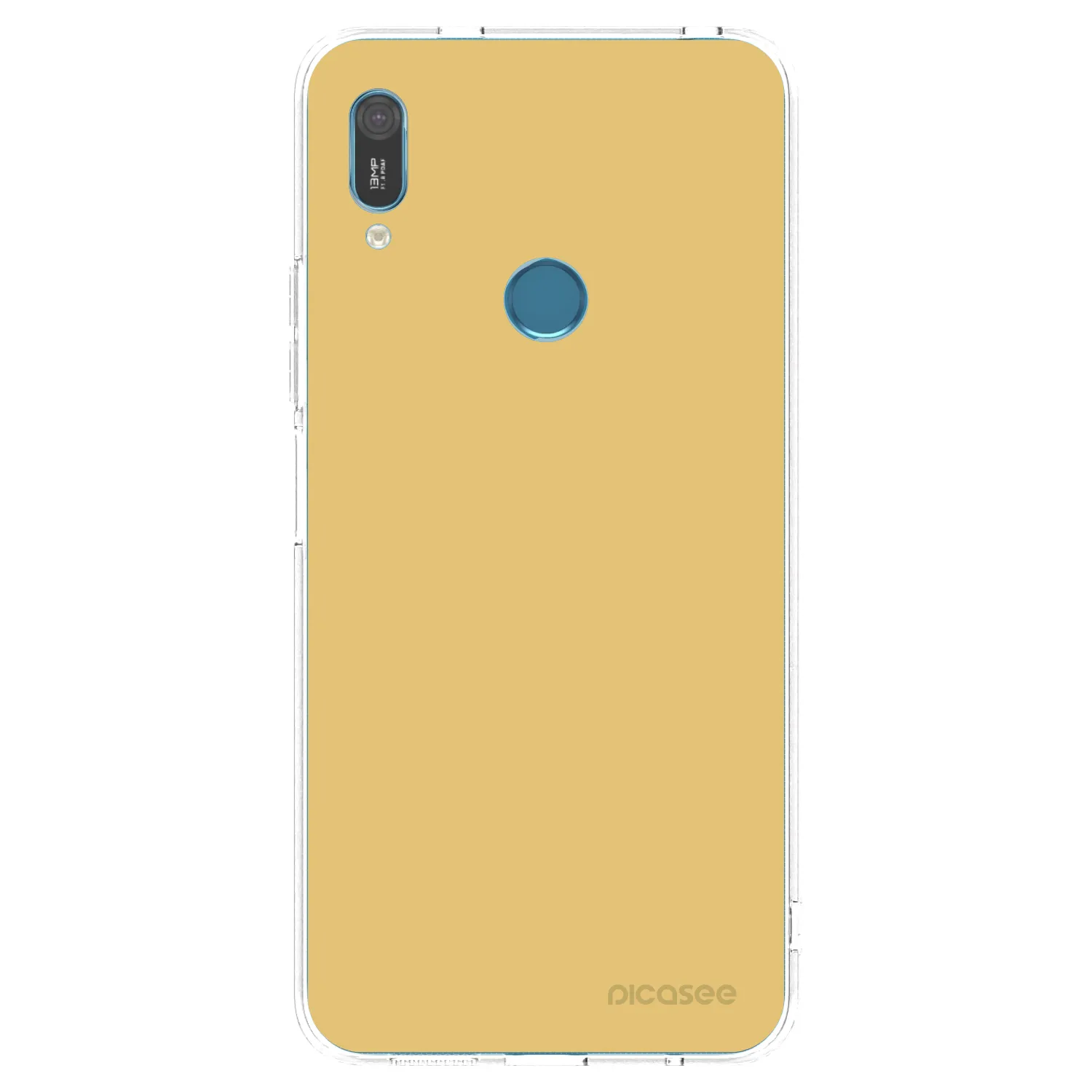Picasee husă transparentă din silicon pentru Huawei Y6 2019 - Canary Crystal