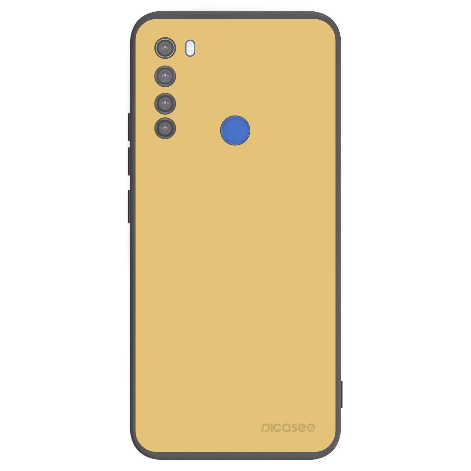 Picasee husă neagră din silicon pentru Xiaomi Redmi Note 8T - Canary Crystal