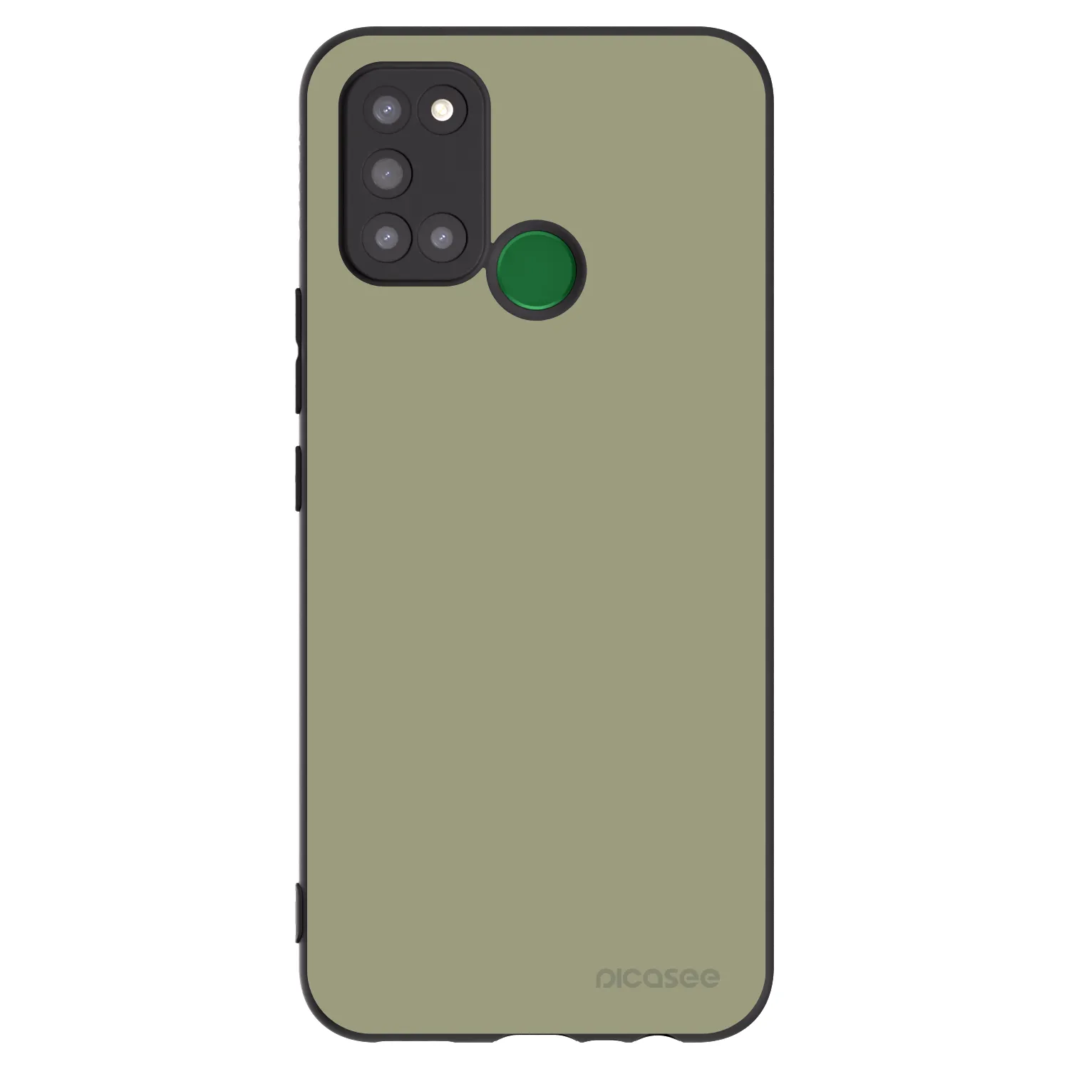Picasee husă neagră din silicon pentru Realme 7i - Dewy Dawn