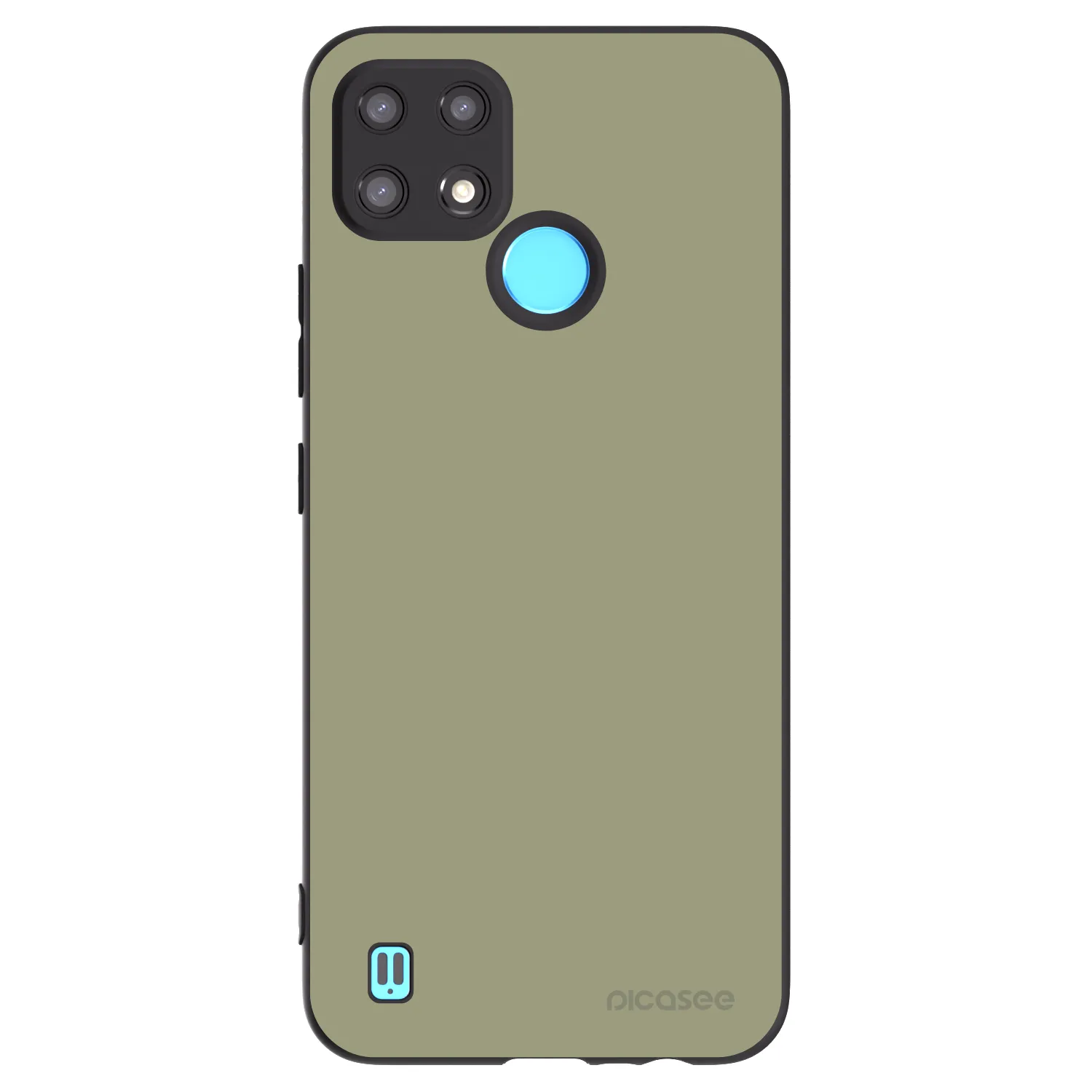 Picasee husă neagră din silicon pentru Realme C21 - Dewy Dawn