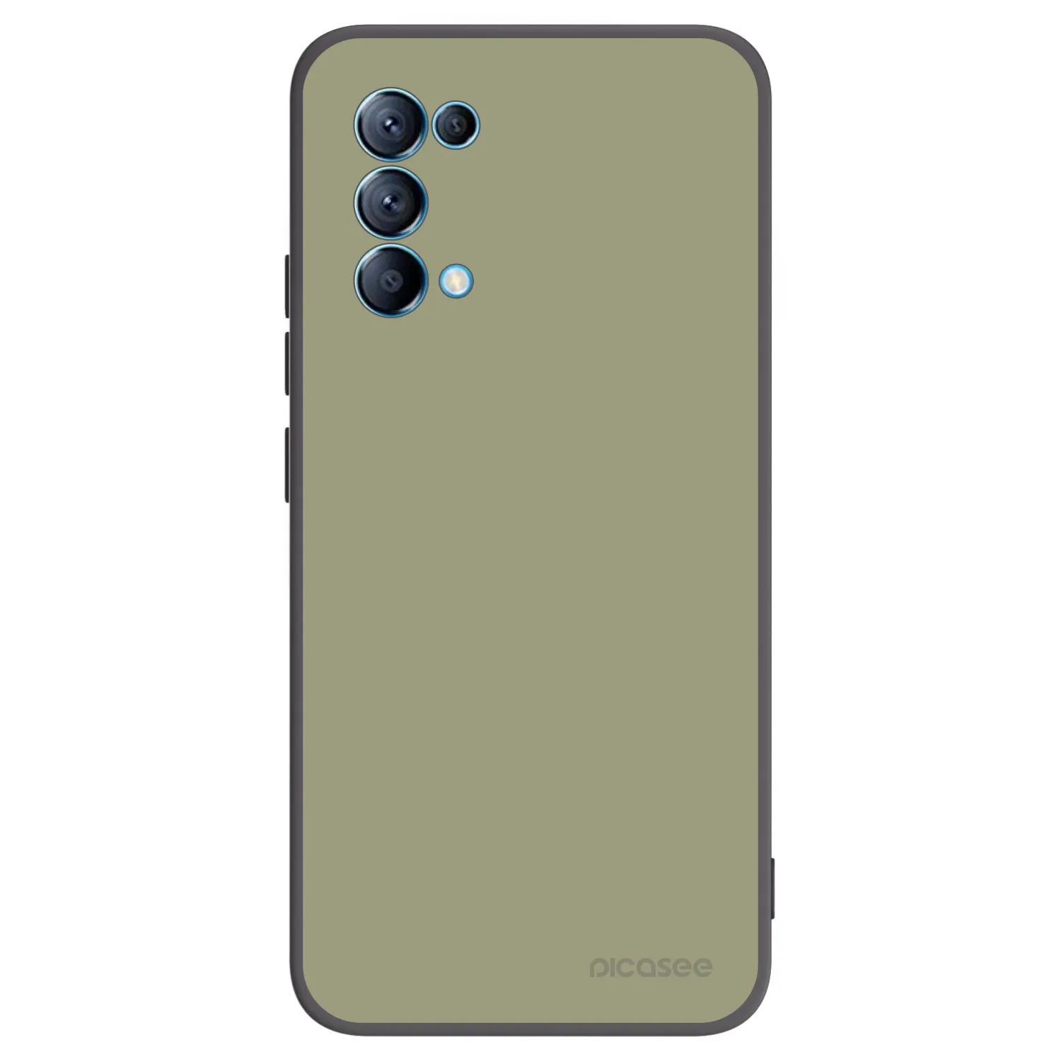 Picasee husă neagră din silicon pentru OPPO Reno 5 5G - Dewy Dawn