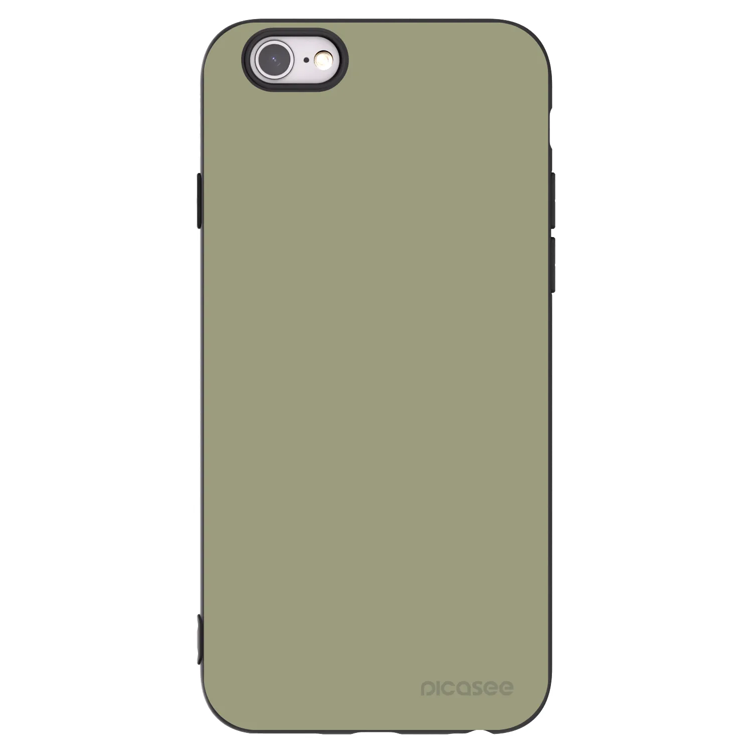 Picasee husă neagră din silicon pentru Apple iPhone 6/6S - Dewy Dawn