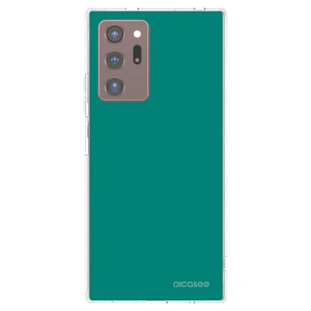 Picasee husă transparentă din silicon pentru Samsung Galaxy Note 20 Ultra - Emerald Mist