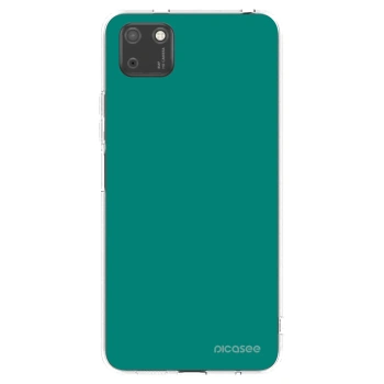 Picasee husă transparentă din silicon pentru Huawei Y5P - Emerald Mist