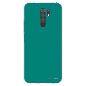 Picasee husă transparentă din silicon pentru Xiaomi Redmi 9 - Emerald Mist