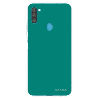 Picasee husă transparentă din silicon pentru Samsung Galaxy M11 - Emerald Mist