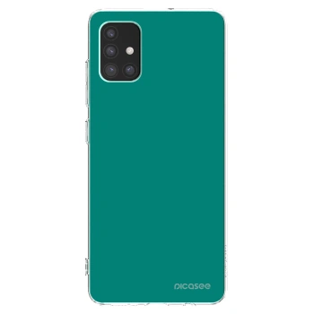 Picasee husă transparentă din silicon pentru Samsung Galaxy M51 M515F - Emerald Mist