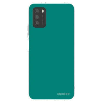 Picasee husă transparentă din silicon pentru Xiaomi Poco M3 - Emerald Mist