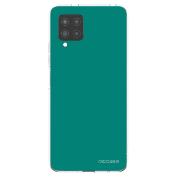 Picasee husă transparentă din silicon pentru Samsung Galaxy A42 A426B - Emerald Mist