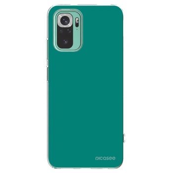 Picasee husă transparentă din silicon pentru Xiaomi Redmi Note 10 Pro - Emerald Mist