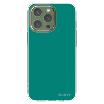 Picasee husă transparentă din silicon pentru Apple iPhone 13 Pro - Emerald Mist