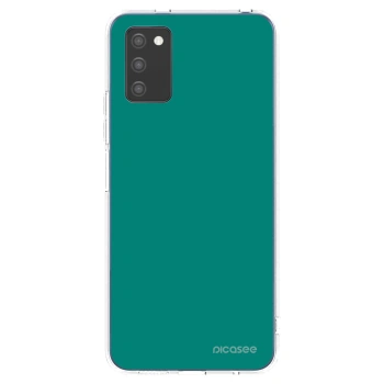 Picasee husă transparentă din silicon pentru Samsung Galaxy A02s A025G - Emerald Mist