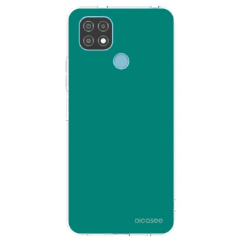 Picasee husă transparentă din silicon pentru Realme C21 - Emerald Mist