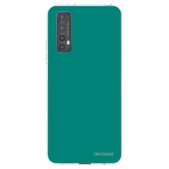 Picasee husă transparentă din silicon pentru Realme 7 - Emerald Mist