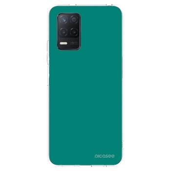 Picasee husă transparentă din silicon pentru Realme 8 5G - Emerald Mist
