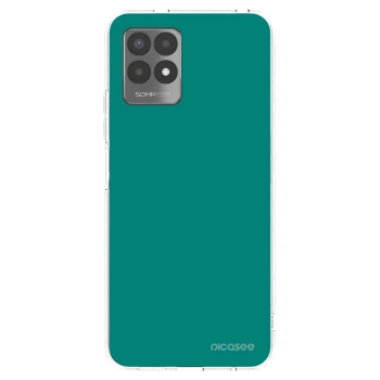 Picasee husă transparentă din silicon pentru Realme 8i - Emerald Mist