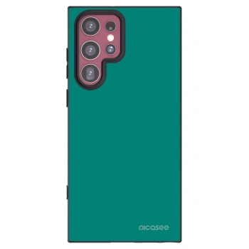 Picasee husă neagră din silicon pentru Samsung Galaxy S22 Ultra 5G - Emerald Mist