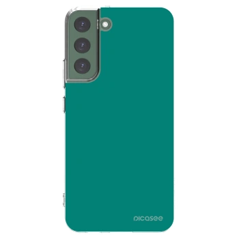Picasee husă transparentă din silicon pentru Samsung Galaxy S22+ 5G - Emerald Mist