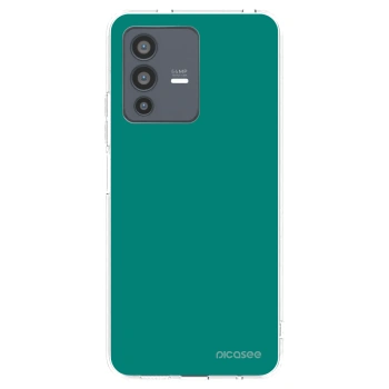 Picasee husă transparentă din silicon pentru Vivo V23 5G - Emerald Mist