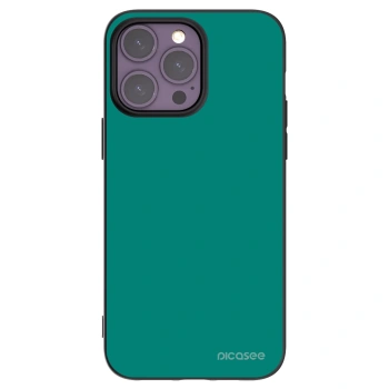 Picasee husă neagră din silicon pentru Apple iPhone 14 Pro Max - Emerald Mist