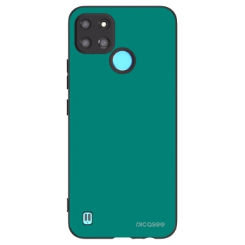 Picasee husă neagră din silicon pentru Realme C21Y - Emerald Mist