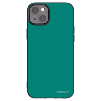 Picasee husă neagră din silicon pentru Apple iPhone 15 Plus - Emerald Mist