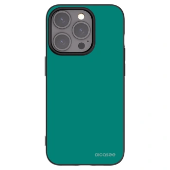 Picasee husă neagră din silicon pentru Apple iPhone 15 Pro - Emerald Mist