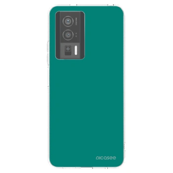 Picasee husă transparentă din silicon pentru Xiaomi Poco F5 Pro 5G - Emerald Mist