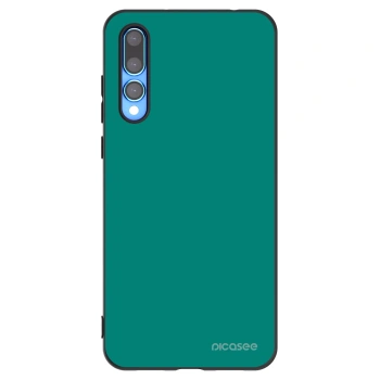 Picasee husă neagră din silicon pentru Huawei P20 Pro - Emerald Mist