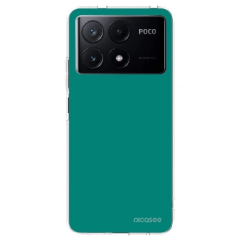 Picasee husă transparentă din silicon pentru Xiaomi Poco X6 Pro - Emerald Mist