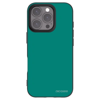 Picasee husă neagră din silicon pentru Apple iPhone 16 Pro - Emerald Mist