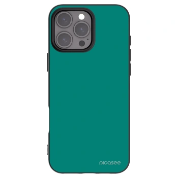 Picasee husă neagră din silicon pentru Apple iPhone 16 Pro Max - Emerald Mist