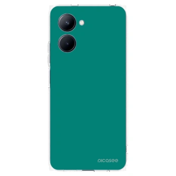 Picasee husă transparentă din silicon pentru Realme C33 (2023) - Emerald Mist