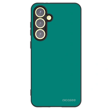 Picasee husă neagră din silicon pentru Samsung Galaxy S24 FE S721B - Emerald Mist
