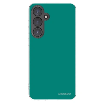 Picasee husă transparentă din silicon pentru Samsung Galaxy S24 FE S721B - Emerald Mist