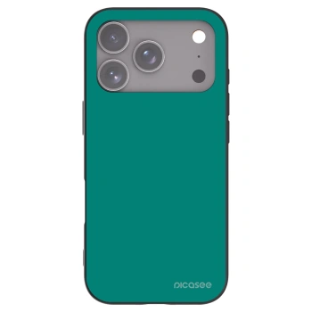 Picasee husă neagră din silicon pentru Apple iPhone 17 Pro - Emerald Mist