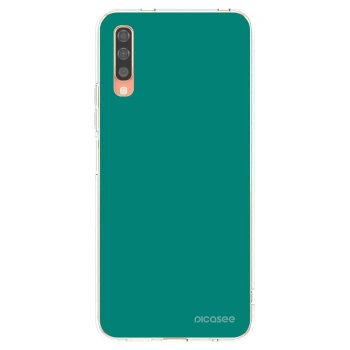 Picasee husă transparentă din silicon pentru Samsung Galaxy A70 A705F - Emerald Mist