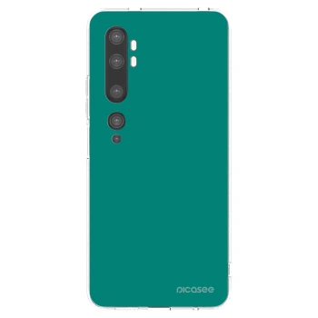 Picasee husă transparentă din silicon pentru Xiaomi Mi Note 10 (Pro) - Emerald Mist