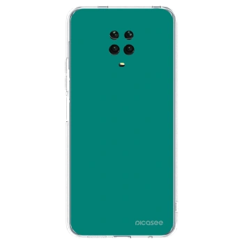 Picasee husă transparentă din silicon pentru Xiaomi Redmi Note 9 Pro - Emerald Mist