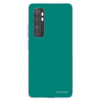 Picasee husă transparentă din silicon pentru Xiaomi Mi Note 10 Lite - Emerald Mist
