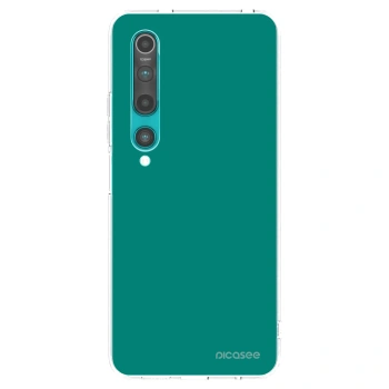 Picasee husă transparentă din silicon pentru Xiaomi Mi 10 - Emerald Mist