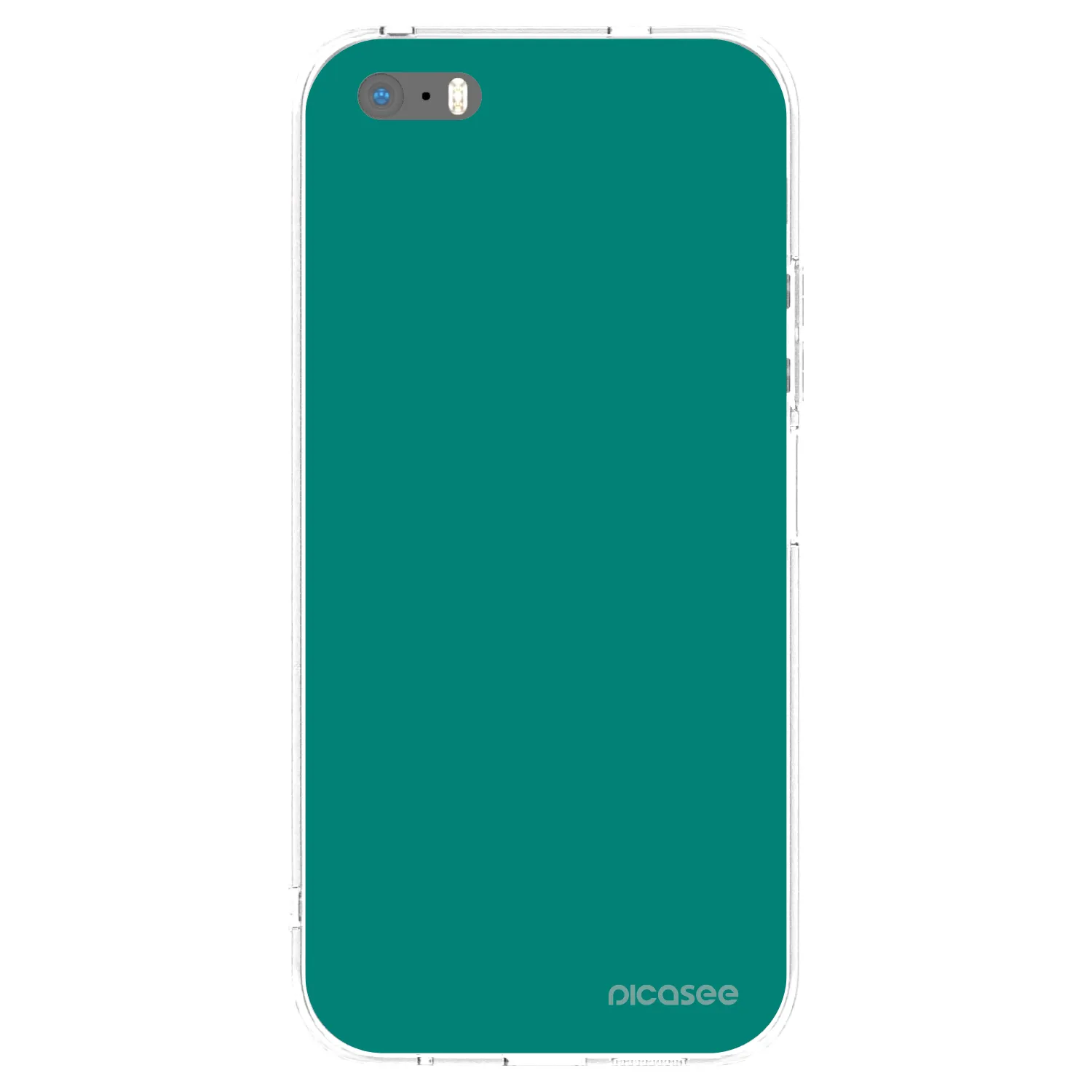 Picasee husă transparentă din silicon pentru Apple iPhone 5/5S/SE - Emerald Mist