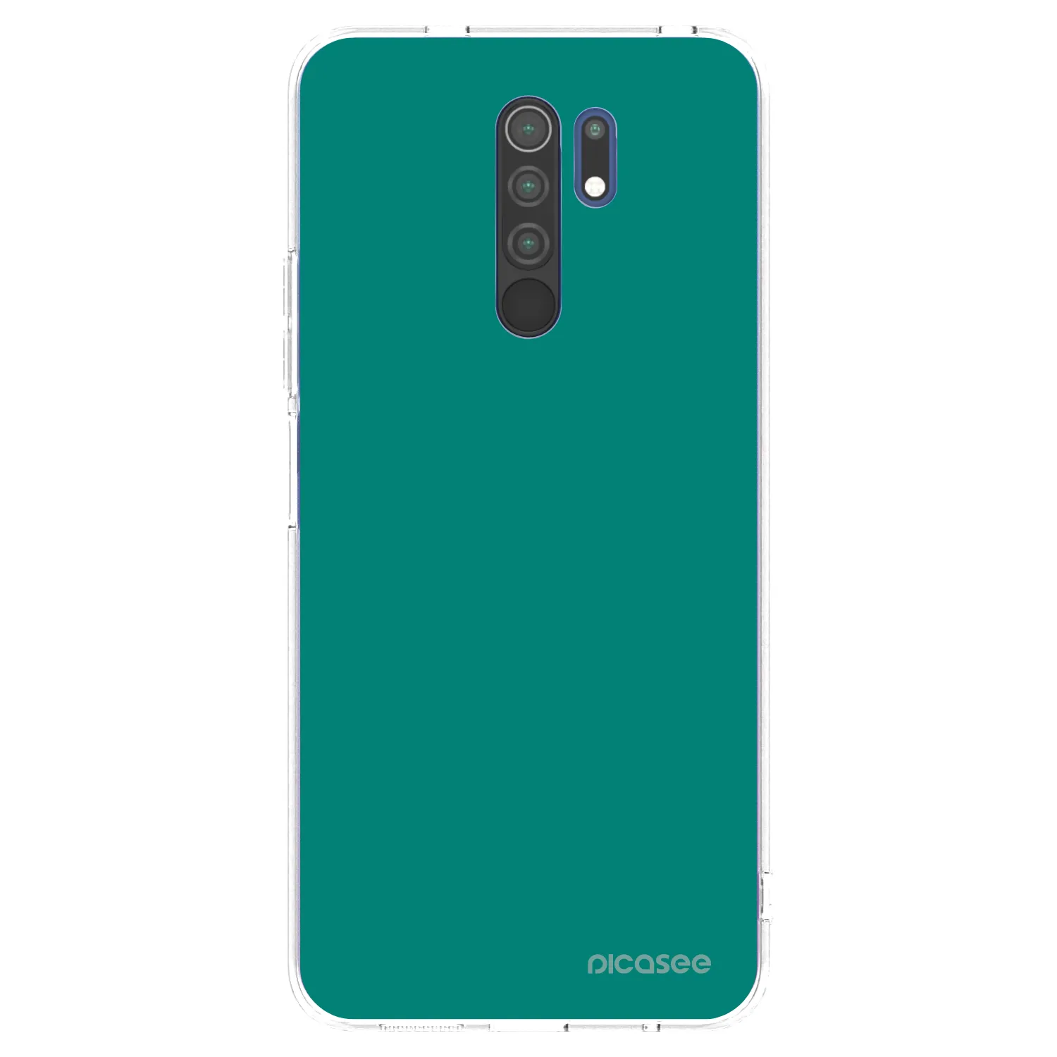 Picasee husă transparentă din silicon pentru Xiaomi Redmi 9 - Emerald Mist