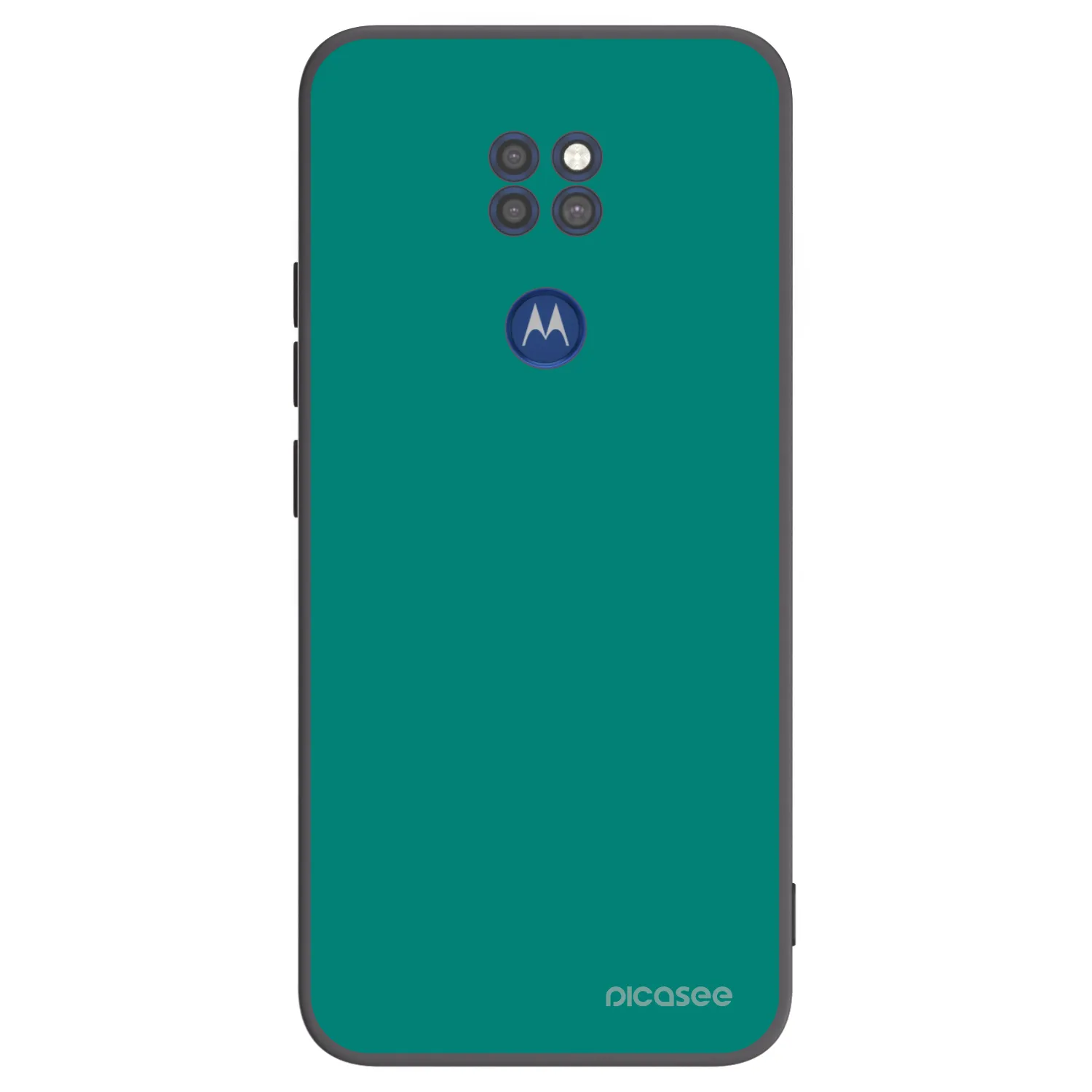 Picasee husă neagră din silicon pentru Motorola Moto G9 Play - Emerald Mist