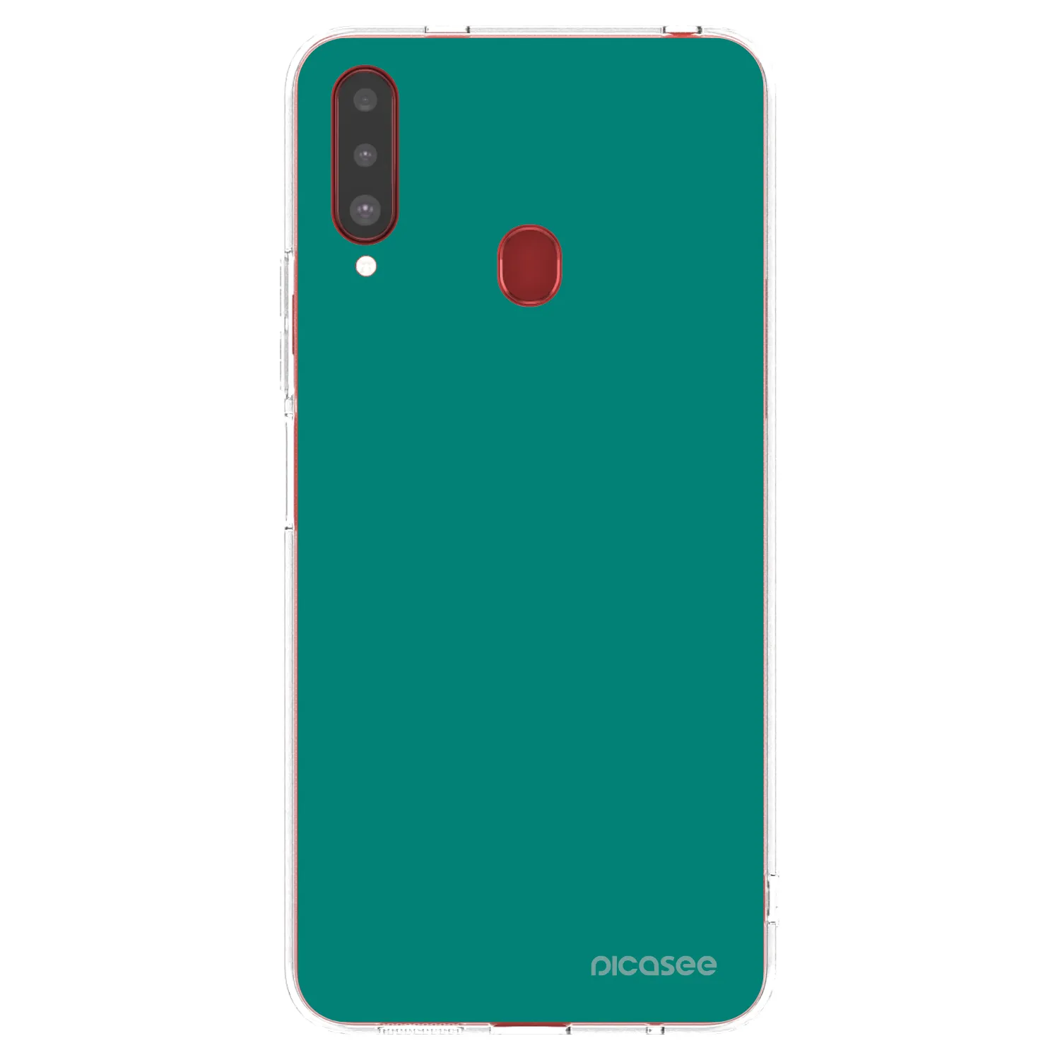 Picasee husă transparentă din silicon pentru Samsung Galaxy A20s - Emerald Mist