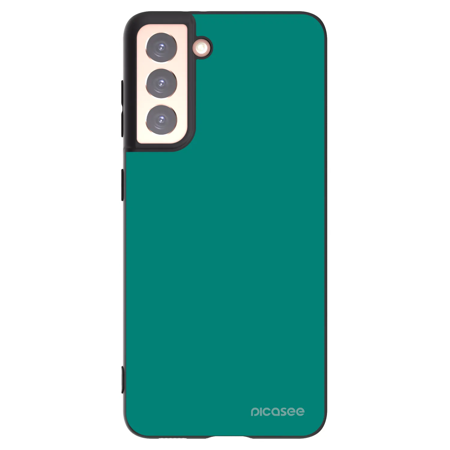 Picasee husă neagră din silicon pentru Samsung Galaxy S21 5G G991B - Emerald Mist
